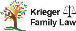 A green banner with the words krieger family on it.